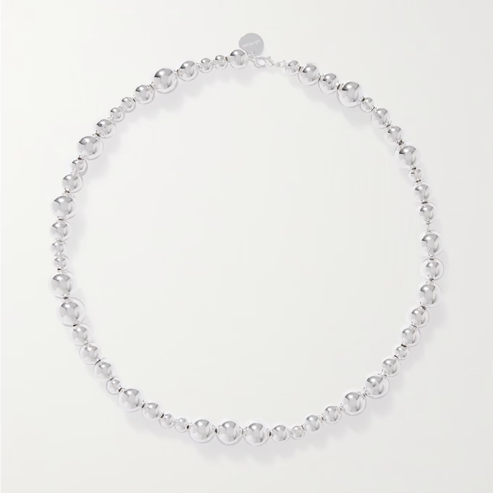 Lie Studio silver ball necklace